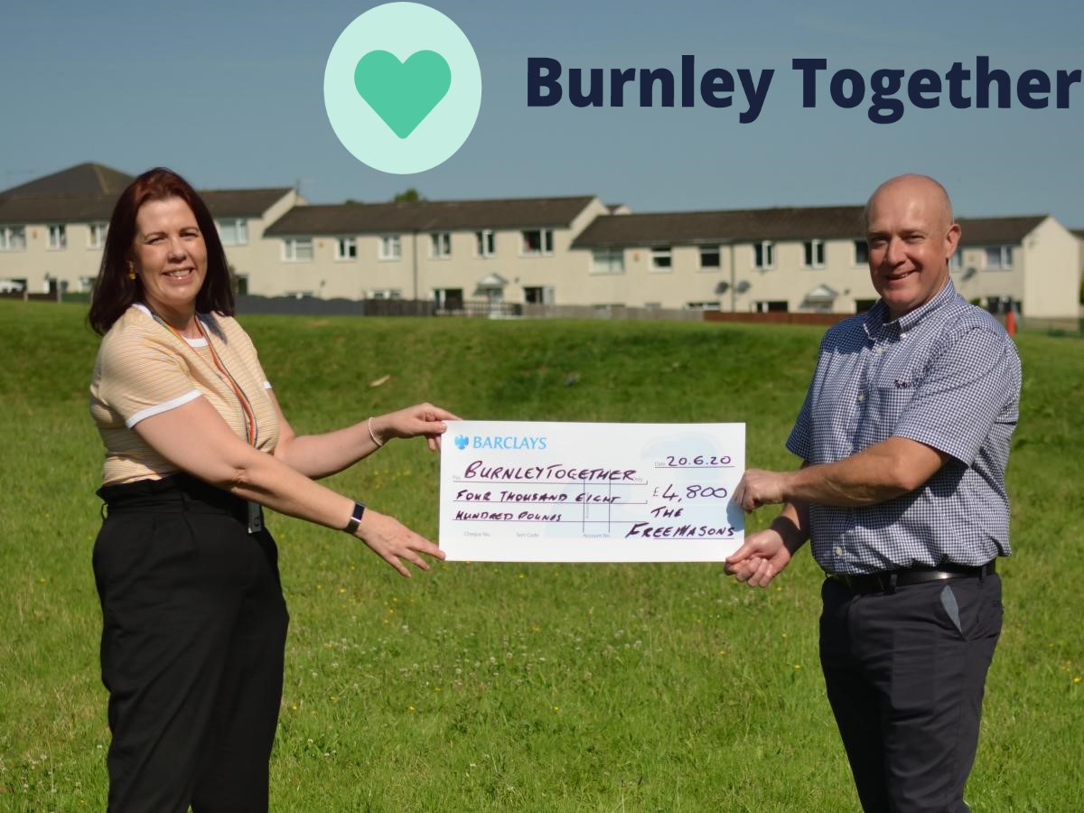 Burnley Together £4,800 Charitable donation