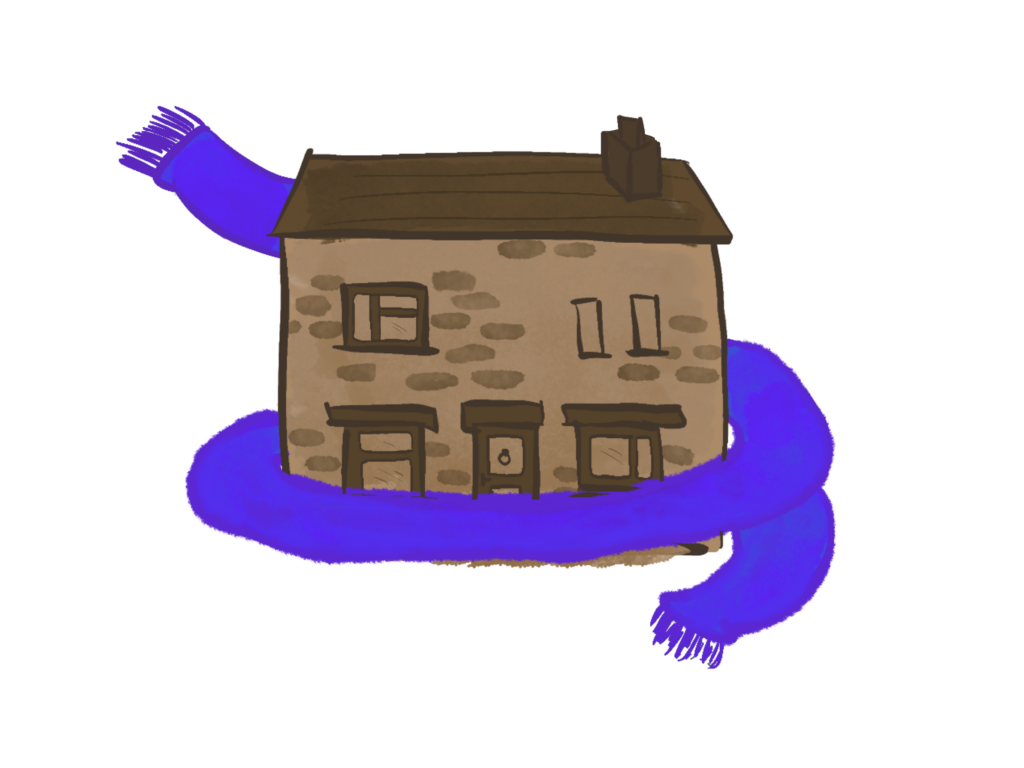 House and scarf
