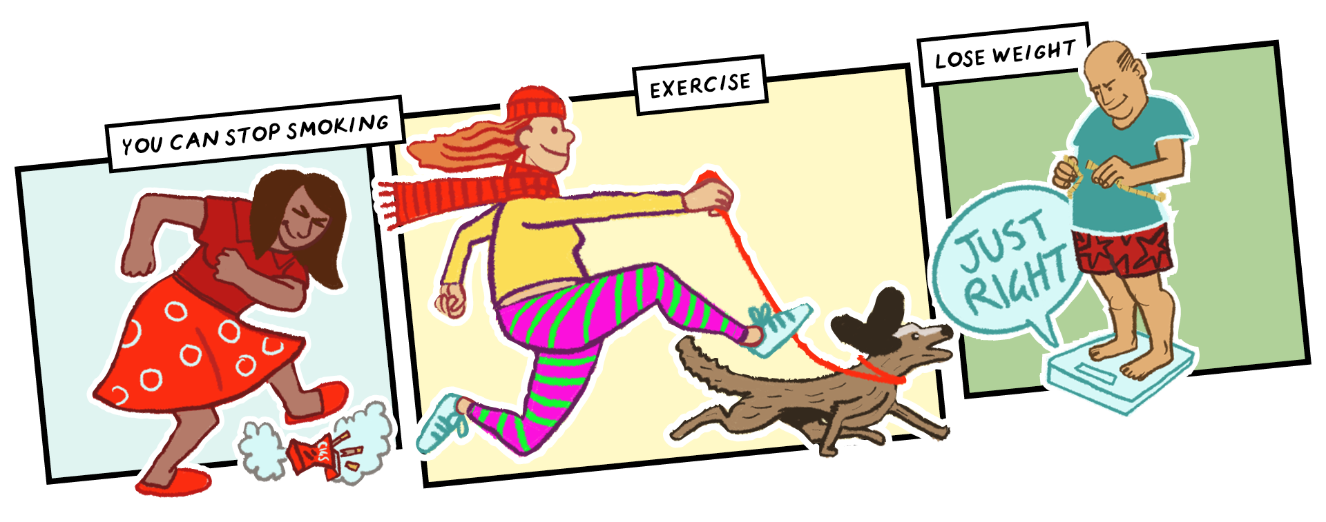 Stop Smoking, Exercise, Lose Weight